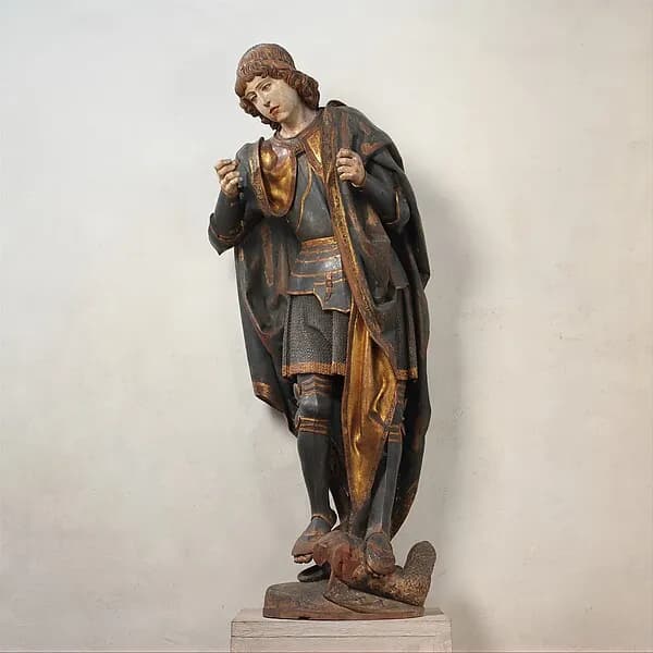 Saint Michael by Anonymous depicting Revelation 12