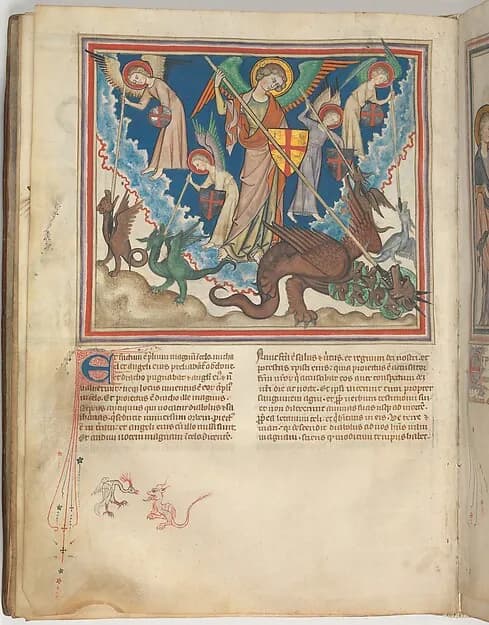 The Cloisters Apocalypse by Anonymous depicting Luke 1