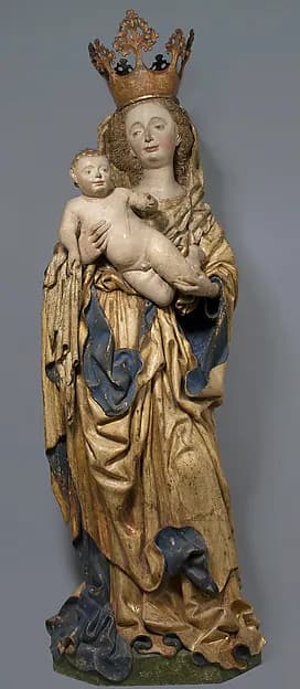 Standing Virgin and Child by Circle of Jakob Kaschauer depicting Luke 2