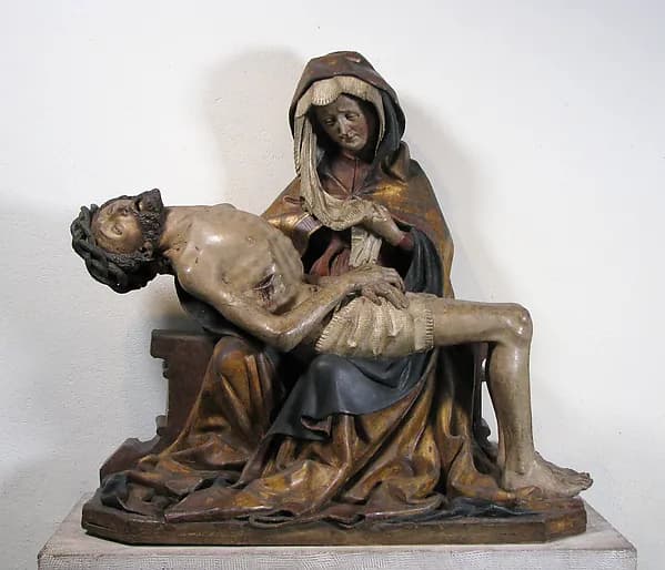 Pietà by Anonymous depicting Luke 1