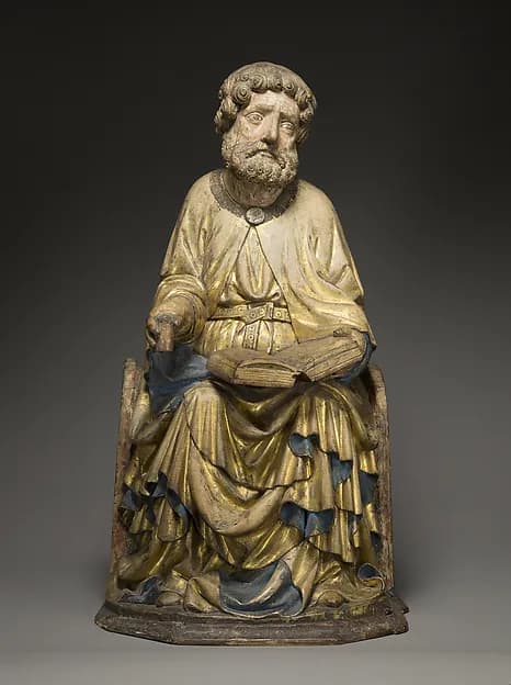 Saint Peter (?) by Anonymous depicting Matthew 4