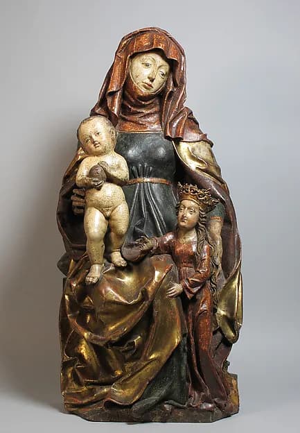Anna Selbdritt by Anonymous depicting Luke 1