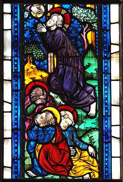 The Agony in the Garden by Anonymous depicting Matthew 26