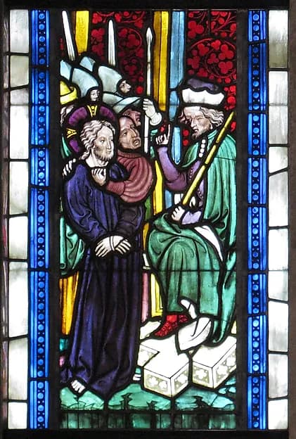 Christ Before Pilate by Anonymous depicting Matthew 27