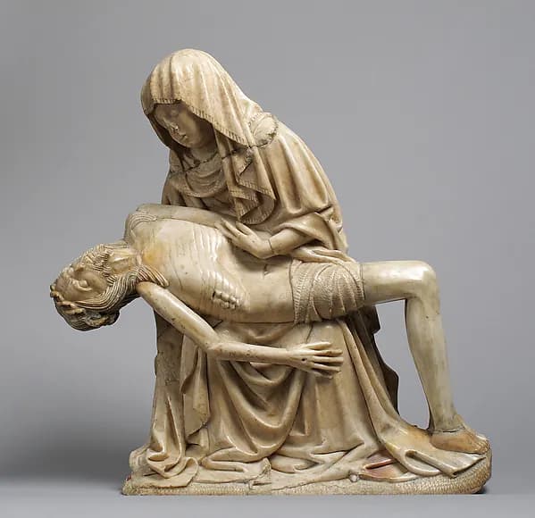 Pietà by Anonymous depicting Luke 1