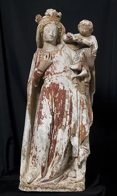 Standing Virgin and Child by Anonymous depicting Luke 2