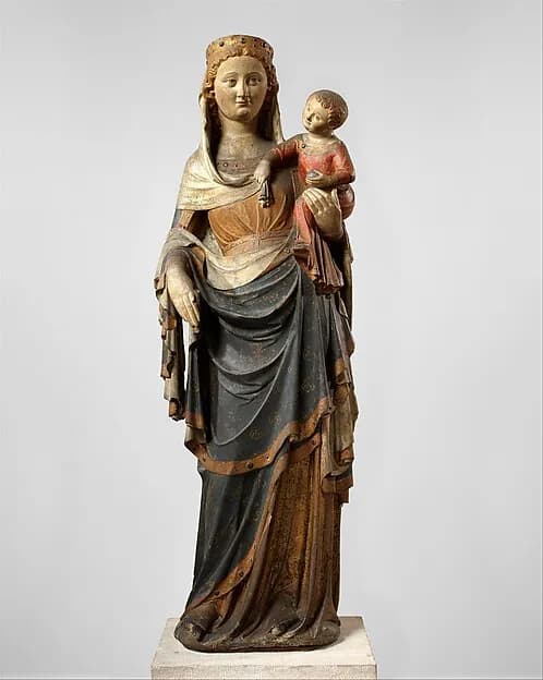 Virgin and Child by Anonymous depicting Luke 2