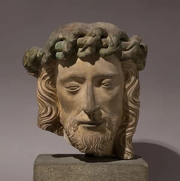 Head of Christ by Anonymous depicting John 1
