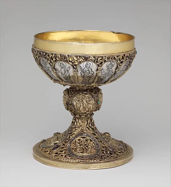 Chalice by Anonymous depicting Luke 1