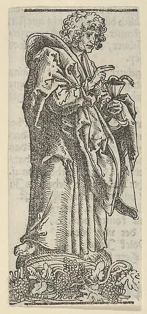 Silver Statuette of St. John the Baptist from the Wittenberg Reliquaries by Lucas Cranach the Elder depicting Matthew 3