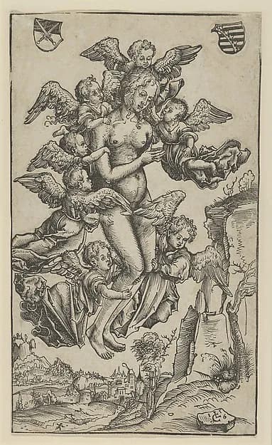 The Ecstacy of St. Mary Magdalen by Lucas Cranach the Elder depicting Luke 7
