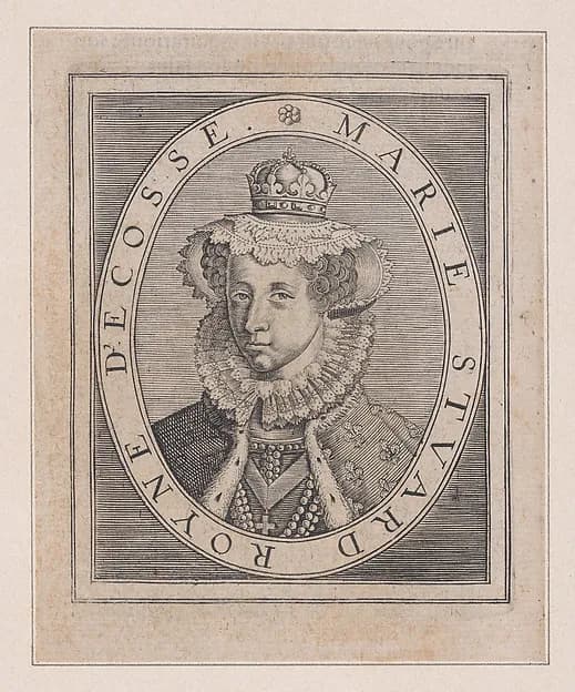 Marie Stuard Royne d'Ecosse (from "La Cour Sainte du R. pere Nicolas Caussin de la Compagnie de Jesus") by Nicolas Caussin depicting John 1