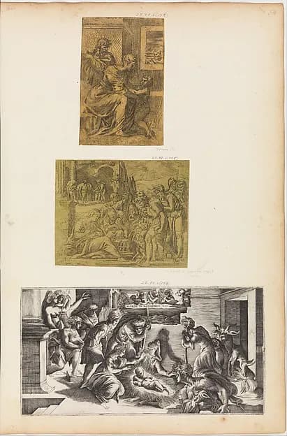 Adoration of the Shepherds by Georges Reverdy depicting Luke 2