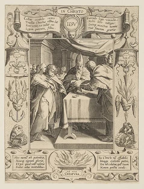 Circumcision by Aegidius Sadeler II depicting John 1