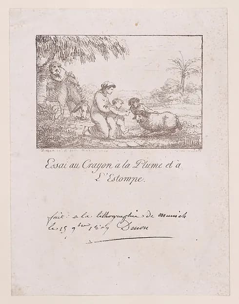 The Holy Family by Baron Dominique Vivant Denon depicting Luke 2