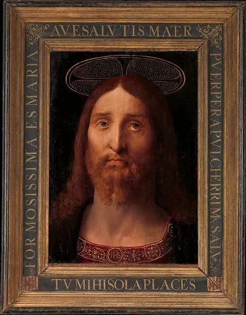 Head of Christ by Fernando Yáñez de la Almedina depicting John 1