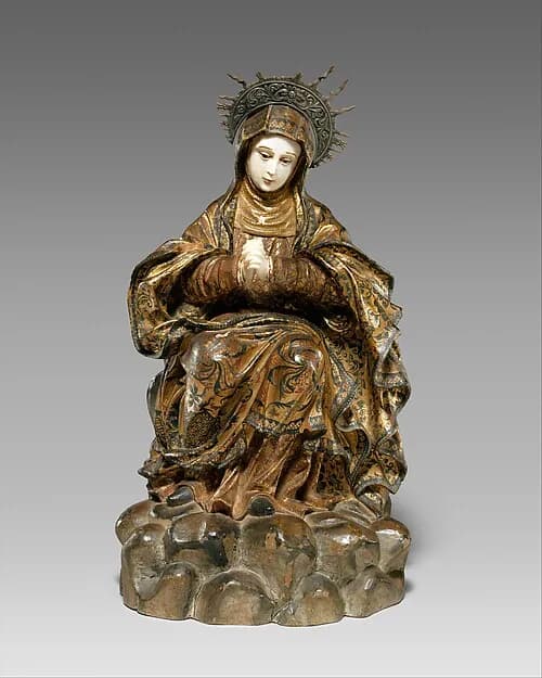 Mater Dolorosa (Mourning Virgin) by Anonymous depicting Luke 1