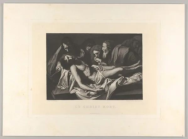 The Lamentation Over the Dead Christ by Alphonse-Charles Masson depicting Mark 15