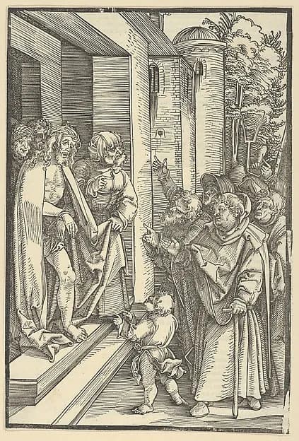 Ecce Homo, from Speculum passionis domini nostri Ihesu Christi by Hans Schäufelein depicting John 19