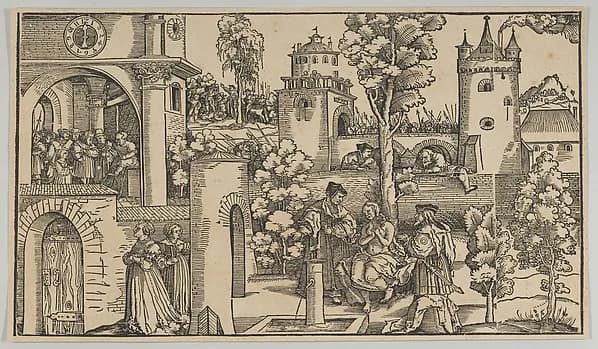 The Story of Susanna by Hans Schäufelein depicting Daniel 13