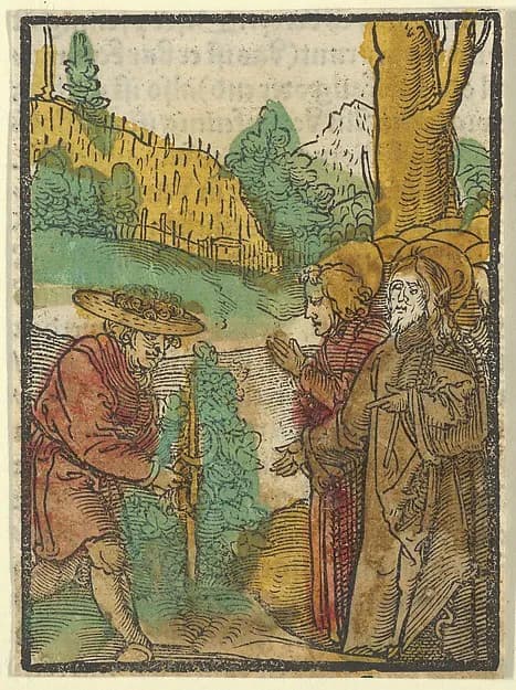 The Parable of the Workers in the Vineyard, from Das Plenarium by Hans Schäufelein depicting John 1