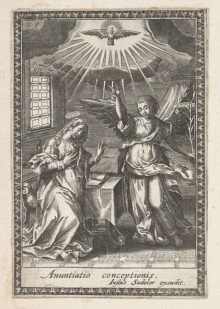 The Annunciation by Anonymous depicting Luke 1