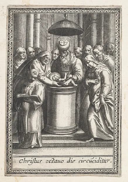 The Circumcision of Christ by Anonymous depicting Luke 2