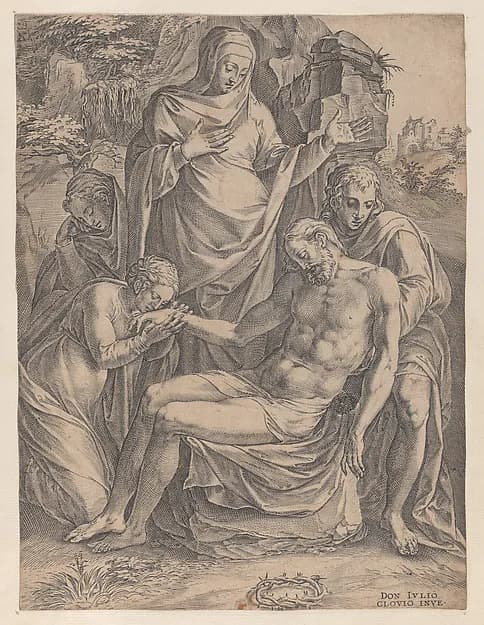The Entombment of Christ by Anonymous depicting Matthew 27