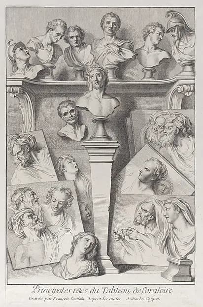 Heads after the Ecce Homo by François Joullain depicting John 19