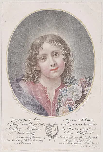 Head of the young Christ by Heinrich Sintzenich depicting John 1
