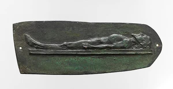Le Christ mort / Christ couché nu by Alexandre-Louis-Marie Charpentier depicting John 1