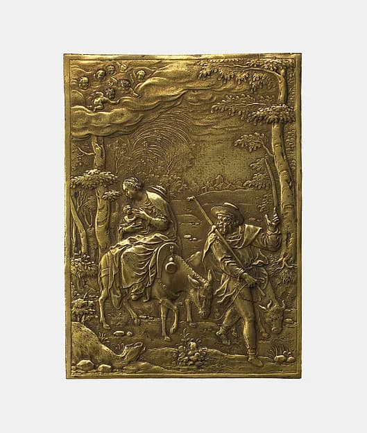 Flight into Egypt by Unknown depicting Matthew 2