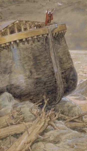 The Dove Returns to Noah by James Tissot depicting Genesis 8:11