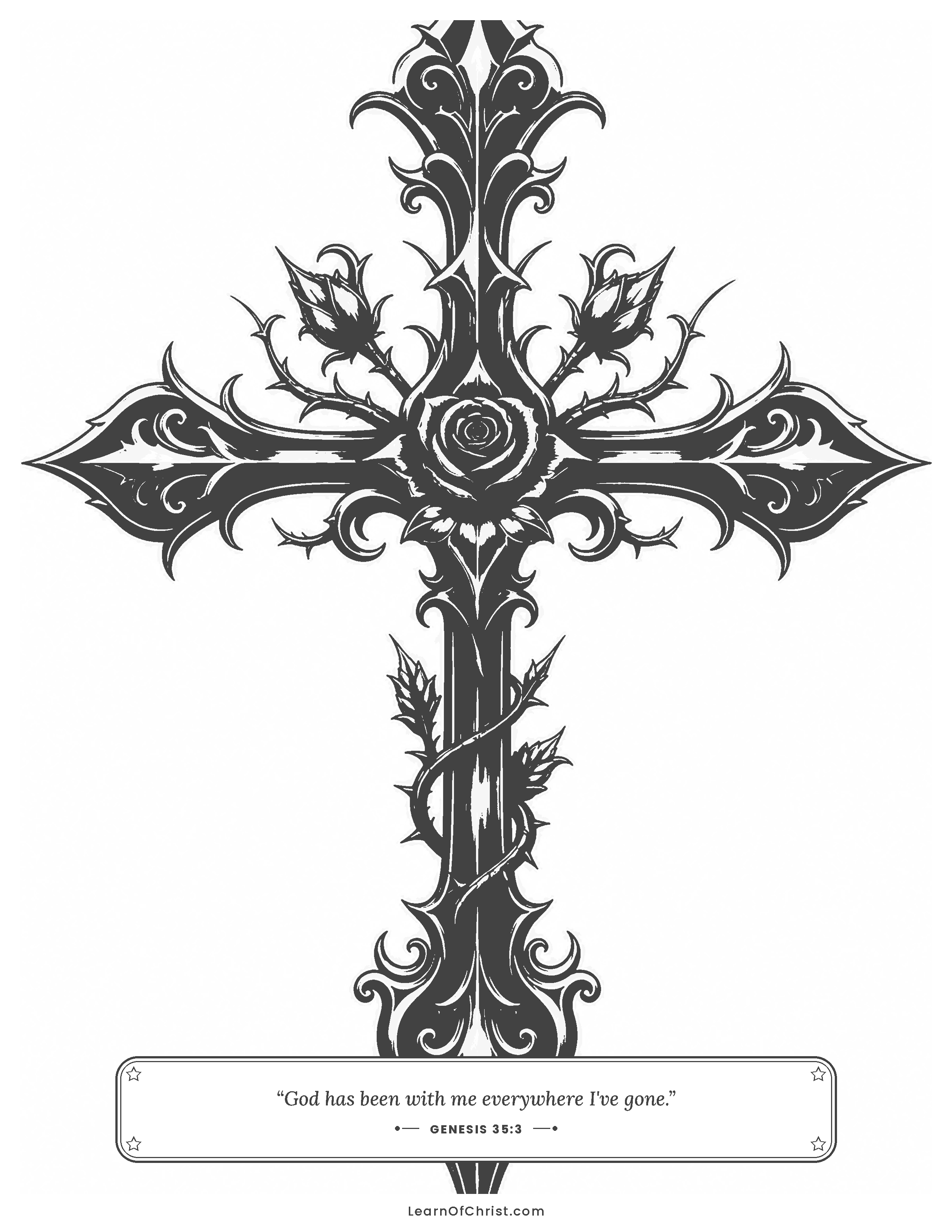 Genesis 35 coloring page - Jacob builds an altar at Bethel