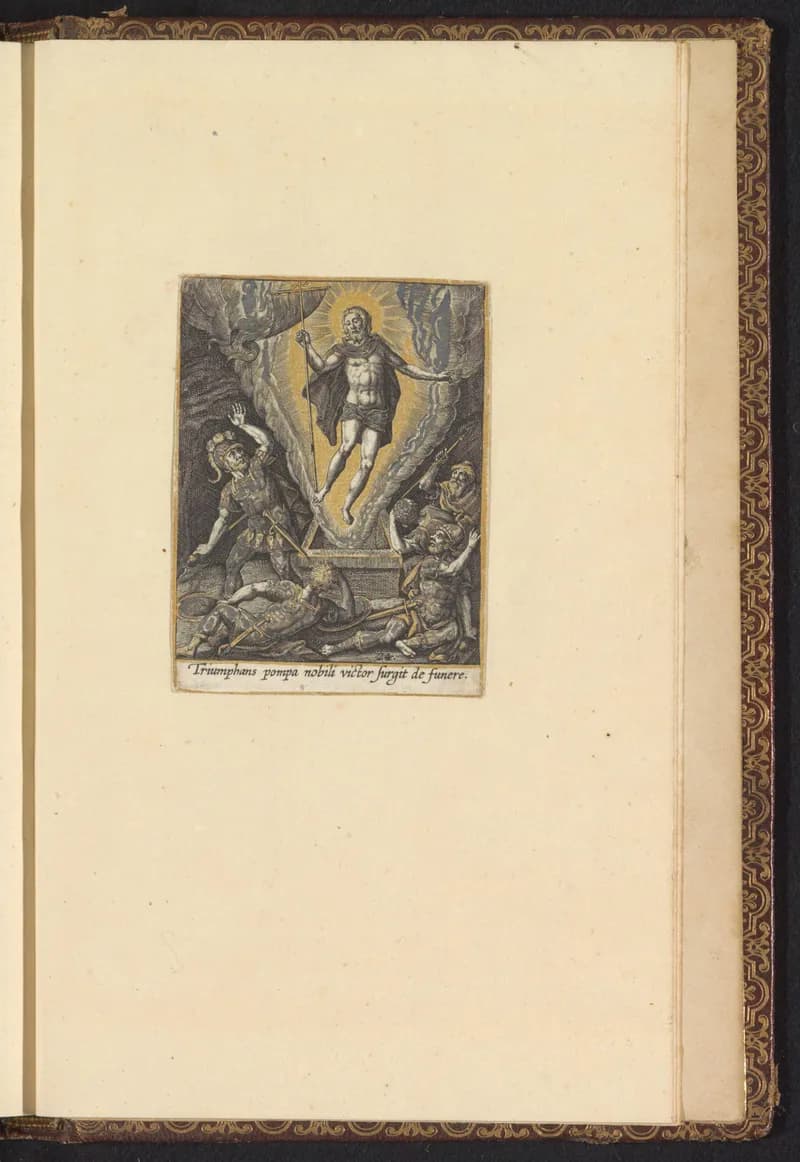 Opstanding by Adriaen Collaert depicting Matthew 28