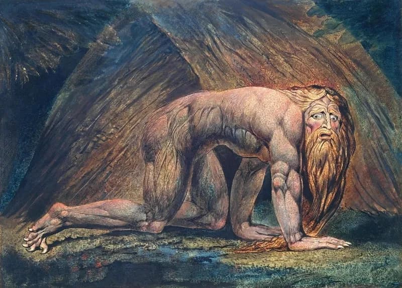 Nebuchadnezzar by William Blake depicting Daniel 4:28