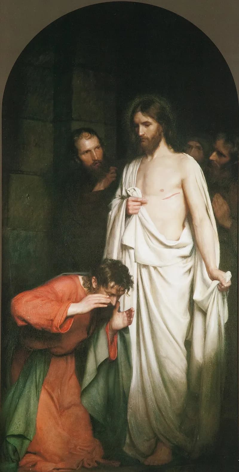 The Doubting Thomas by Carl Heinrich Bloch depicting John 20:24