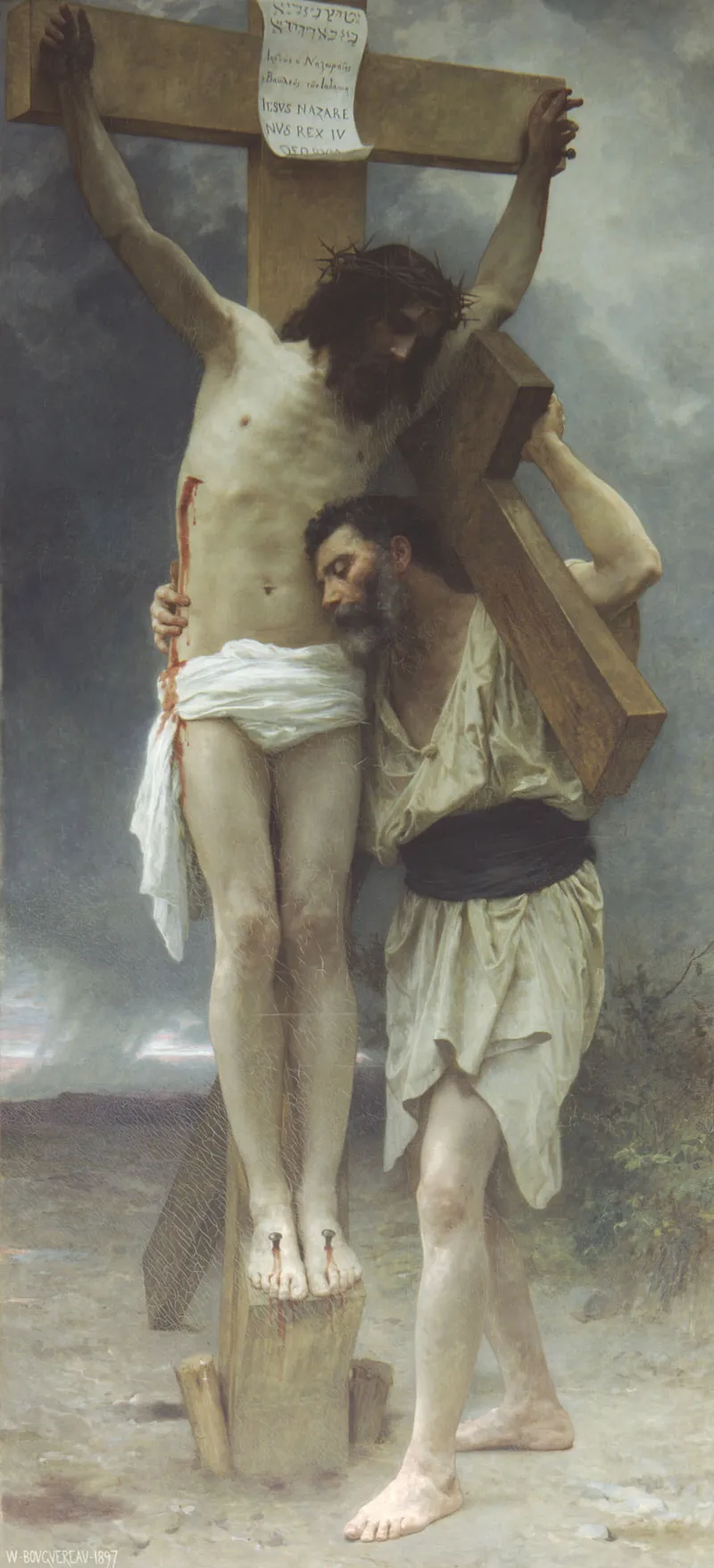 Compassion by William-Adolphe Bouguereau depicting John 19:28