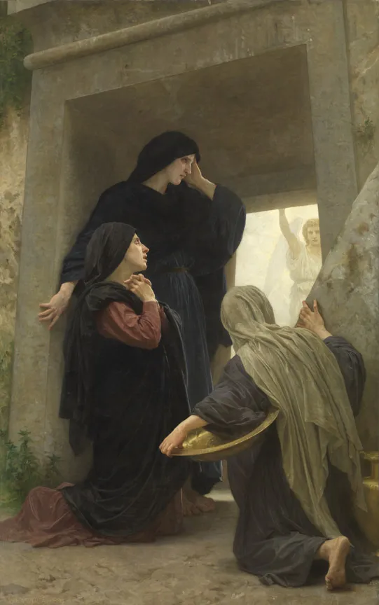The Holy Women at the Tomb by William-Adolphe Bouguereau depicting Mark 16:1