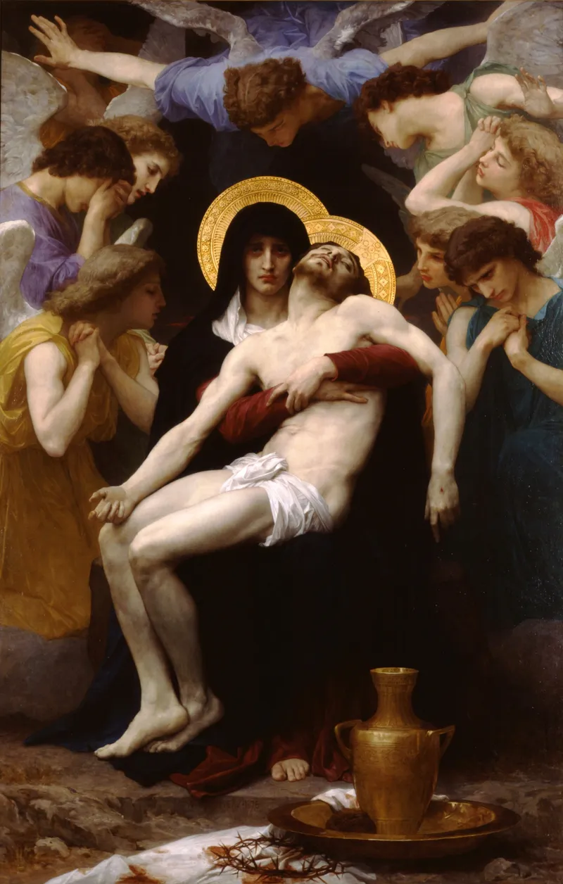 Pietà by William-Adolphe Bouguereau depicting John 19:38