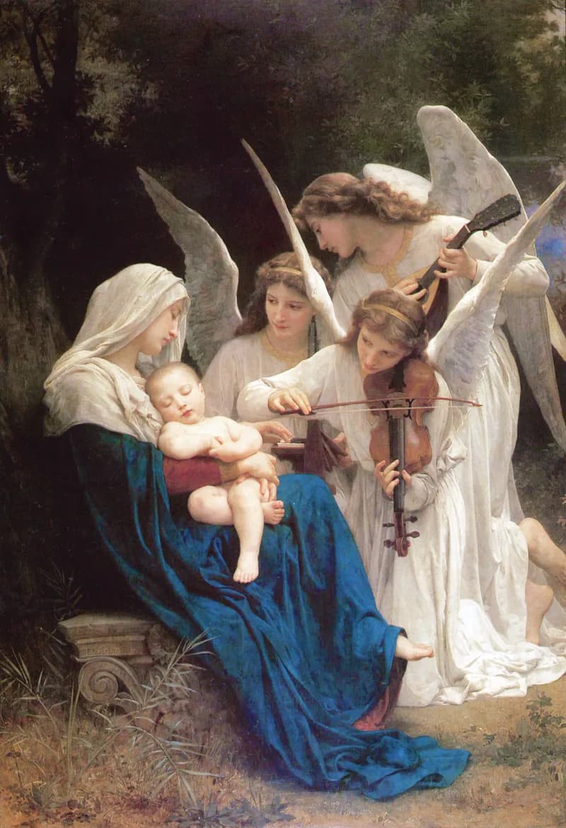Song of the Angels by William-Adolphe Bouguereau depicting Luke 2:13