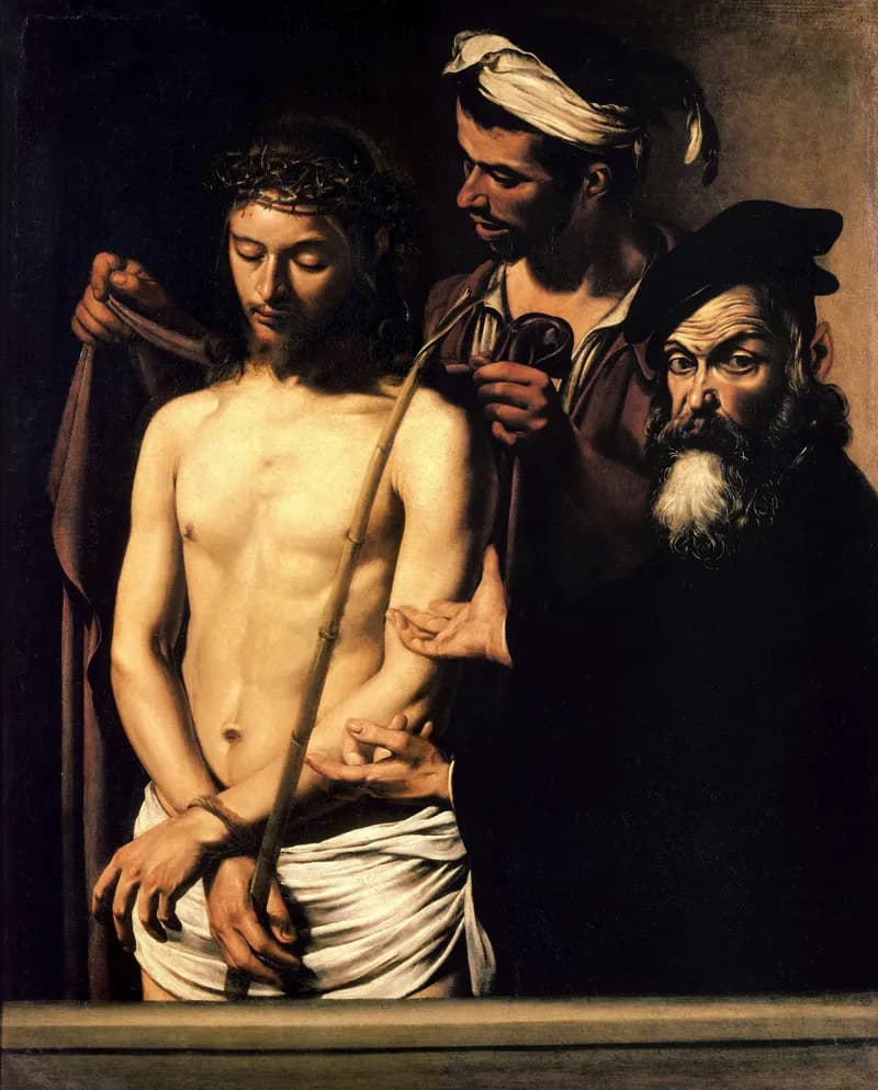 Ecce Homo by Michelangelo Merisi da Caravaggio depicting John 19:5