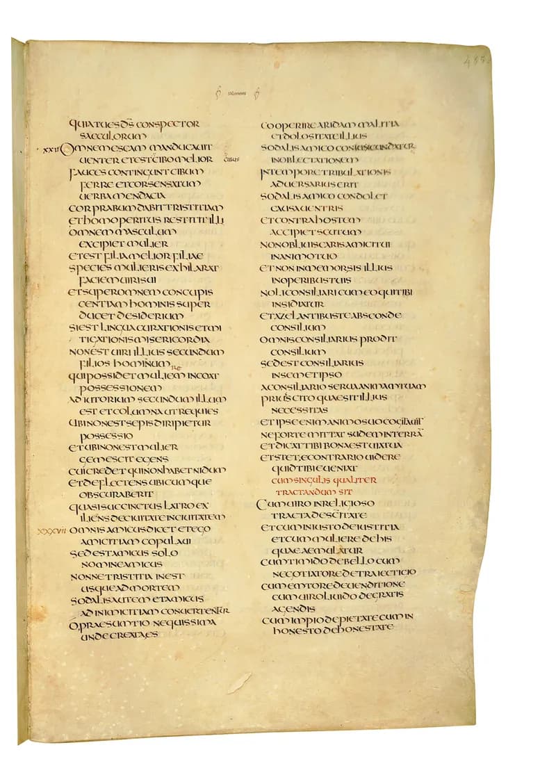 Codex Amiatinus, Psalms 115 (canvas 967) by Master of the Codex Amiatinus (Monkwearmouth-Jarrow scriptorium) depicting Psalms 115