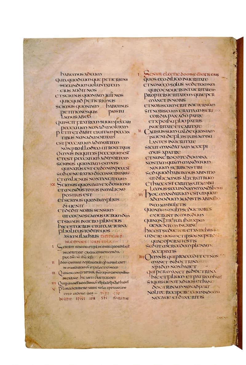 Codex Amiatinus, Revelation 3 (canvas 2026) by Master of the Codex Amiatinus (Monkwearmouth-Jarrow scriptorium) depicting Revelation 3