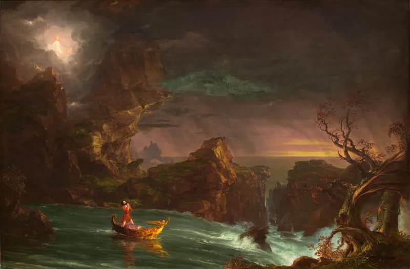 The Voyage of Life — Manhood by Thomas Cole depicting 2 Timothy 4:6
