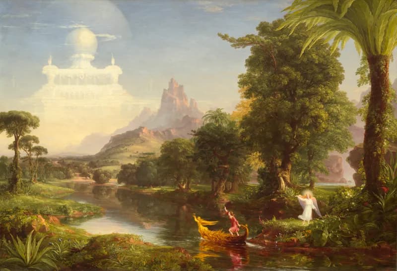 The Voyage of Life — Youth (Ages of Life) by Thomas Cole depicting Ecclesiastes 11:9
