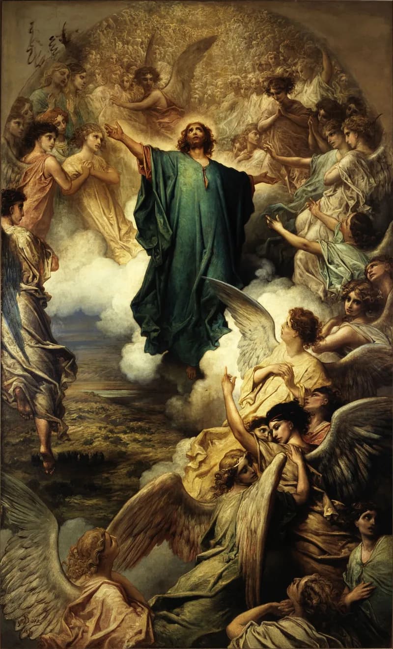 L'Ascension by Gustave Doré depicting Acts 1:9