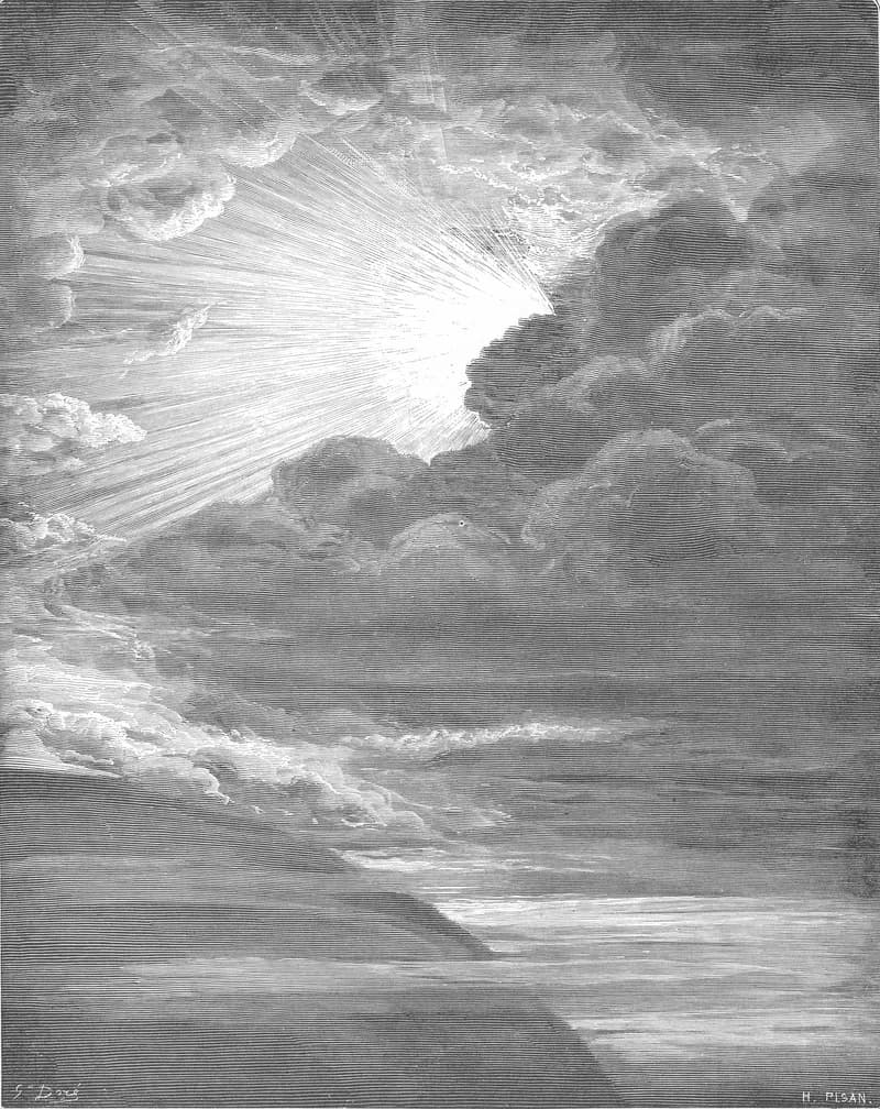 The Creation of Light by Gustave Doré depicting Genesis 1:3