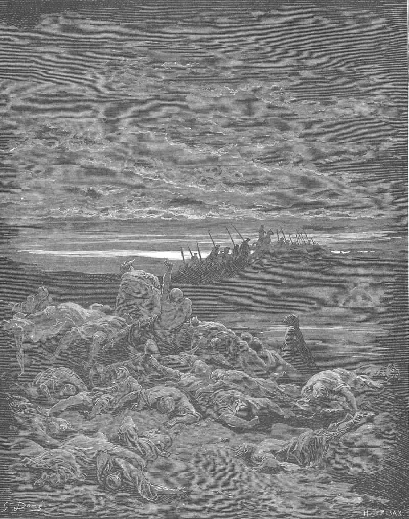 The Death of Gideon's Sons by Gustave Doré depicting Judges 9:1