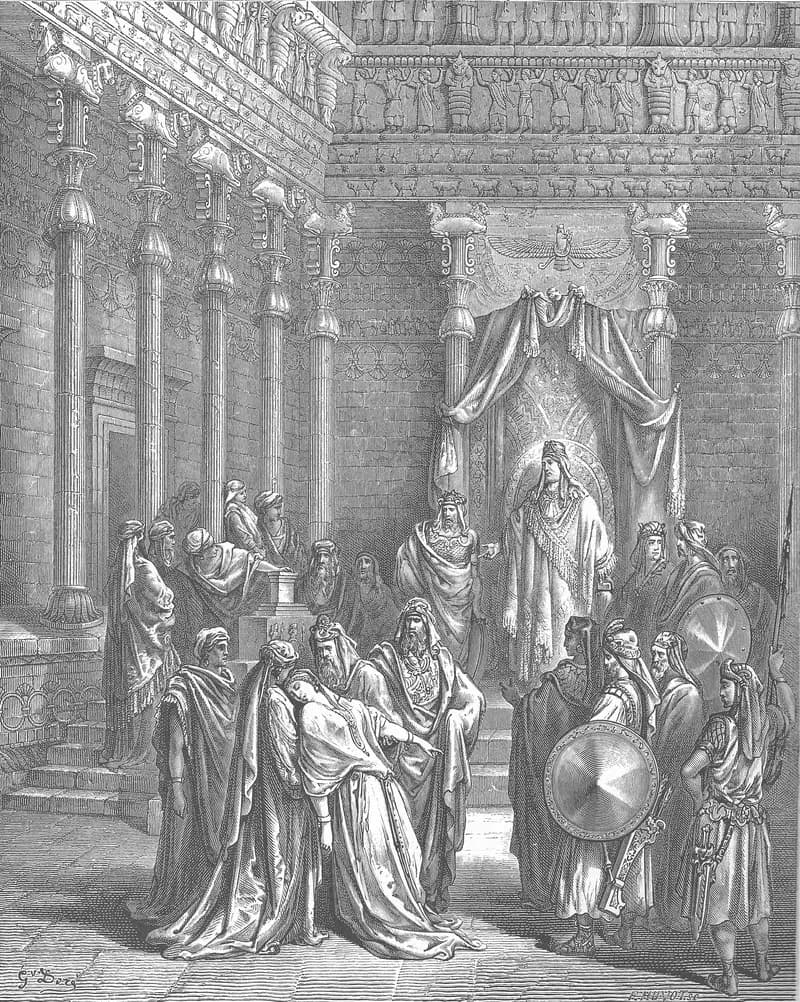 Esther Before the King by Gustave Doré depicting Esther 5:1